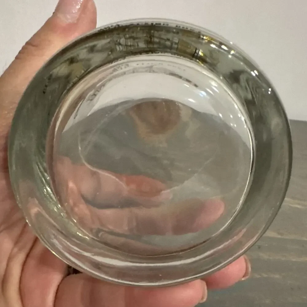 Vintage ‘Plane’ Bar Glass Tumbler 3 1/2